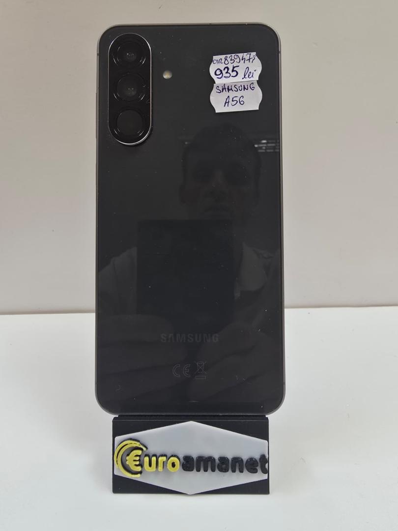 Telefon mobil Samsung Galaxy A56, Dual SIM, 8GB RAM, 128GB, 5G, Awesome Graphite image 1