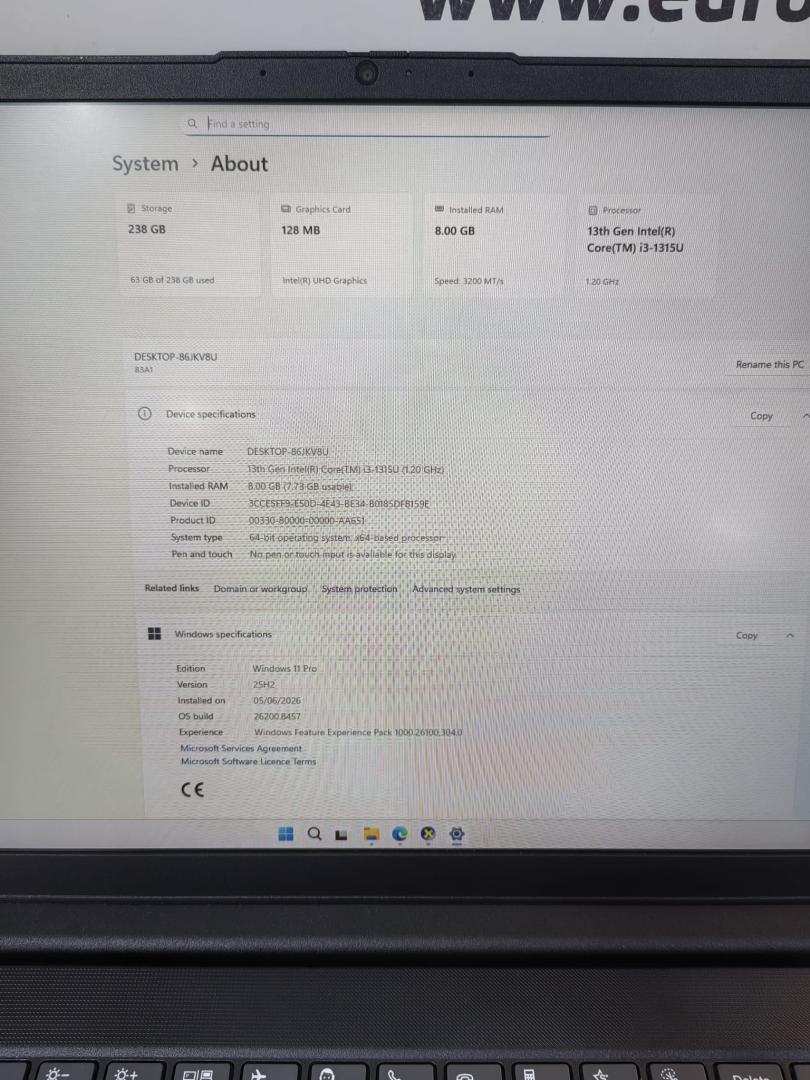 Laptop Lenovo Intel® Core™ i3-1315U image 4