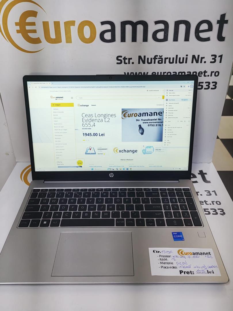 Laptop HP 250 G10 cu procesor Intel® Core™ i5-1334U