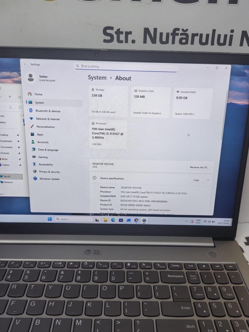 Laptop Lenovo ThinkBook procesor Intel Core i5-1135G7 image 3