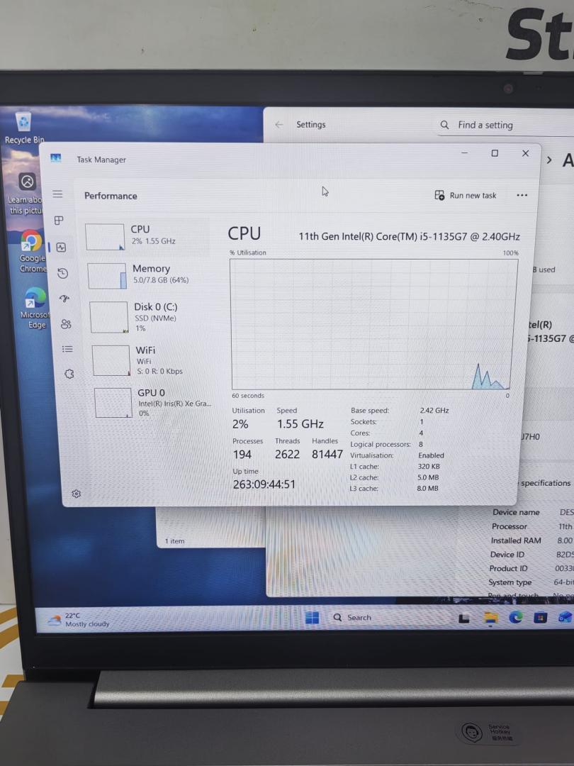 Laptop Lenovo ThinkBook procesor Intel Core i5-1135G7 image 4