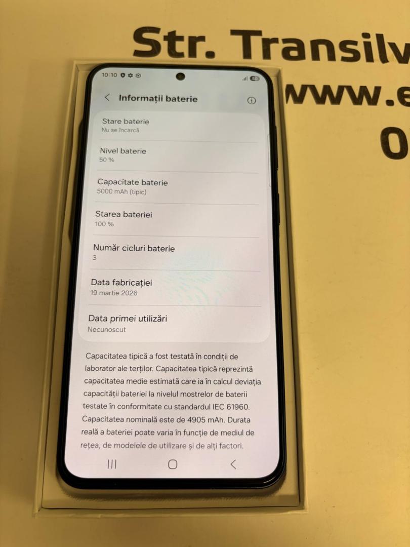 Telefon Samsung A57, Dual SIM, 8GB RAM, 128GB, 5G, Awesome Navy, 3 cicluri image 4