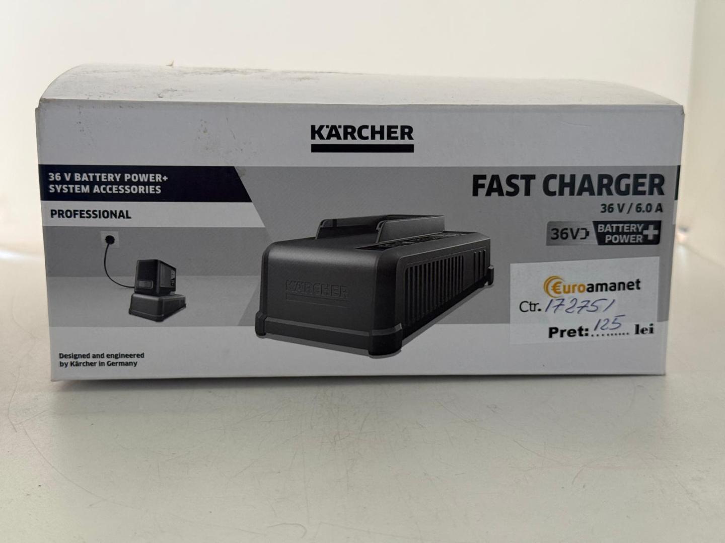 Incarcator rapid Karcher Battery Power+ 36/60, compatibil cu acumulatori 36 V image 2