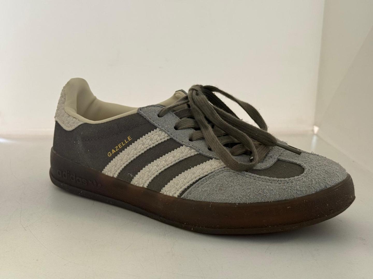 Tenisi dama, Adidas, piele naturala, gri, 39 1/3 EU image 1