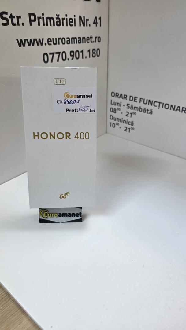 Telefon mobil HONOR 400 Lite, Dual SIM, 8GB RAM, 256GB, Velvet Black image 2
