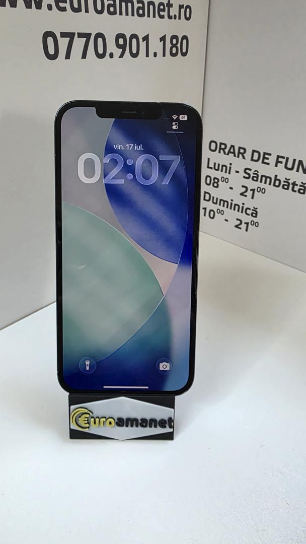 Telefon mobil Apple iPhone 12 Pro Max, 256GB, 5G, Pacific Blue, 71% Baterie image 1