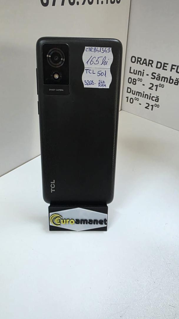 Telefon mobil TCL 501, 2GB RAM, 32GB, 4G, Prime Black