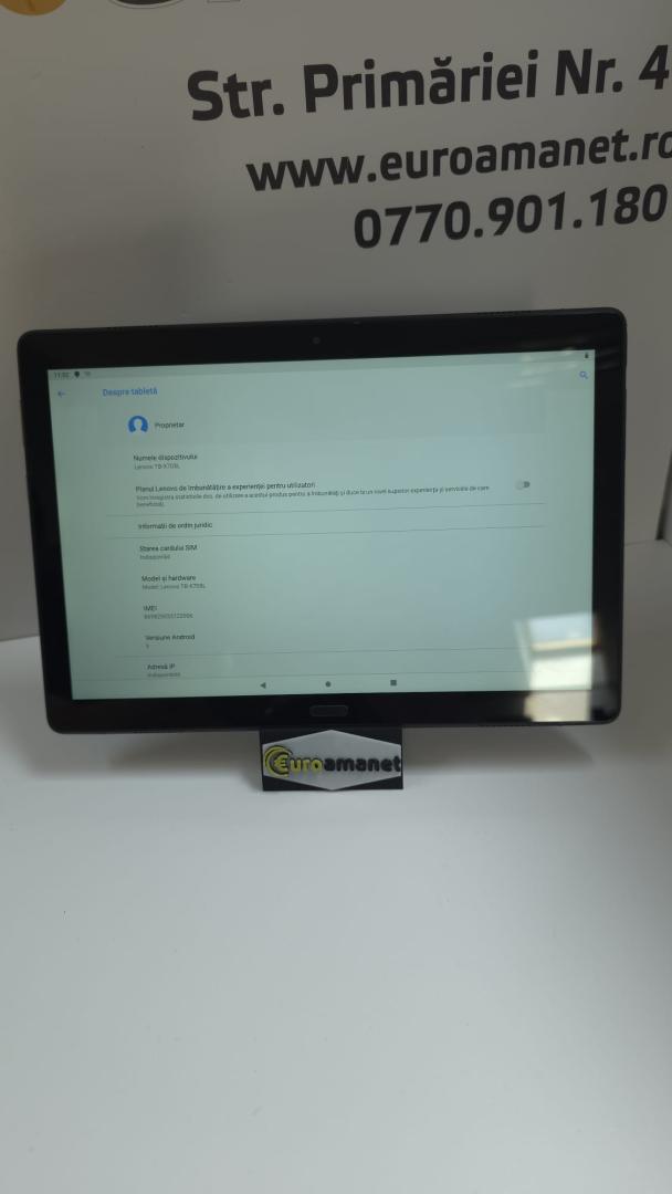 Tableta Lenovo Tab P10 TB-X705L, Octa-Core 1.8GHz, 10.1", 4GB RAM, 64GB, 4G, Aurora Black image 2