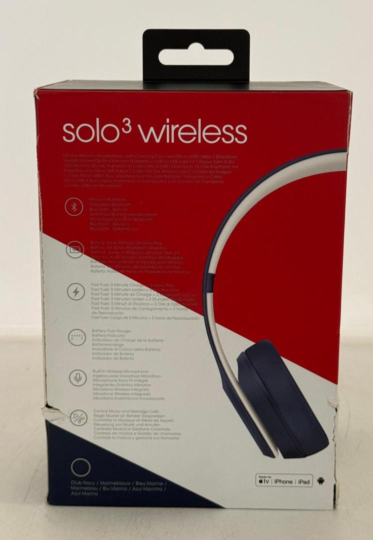 Casti BEATS Solo3 Club Collection, Bluetooth, On-Ear, Microfon image 1
