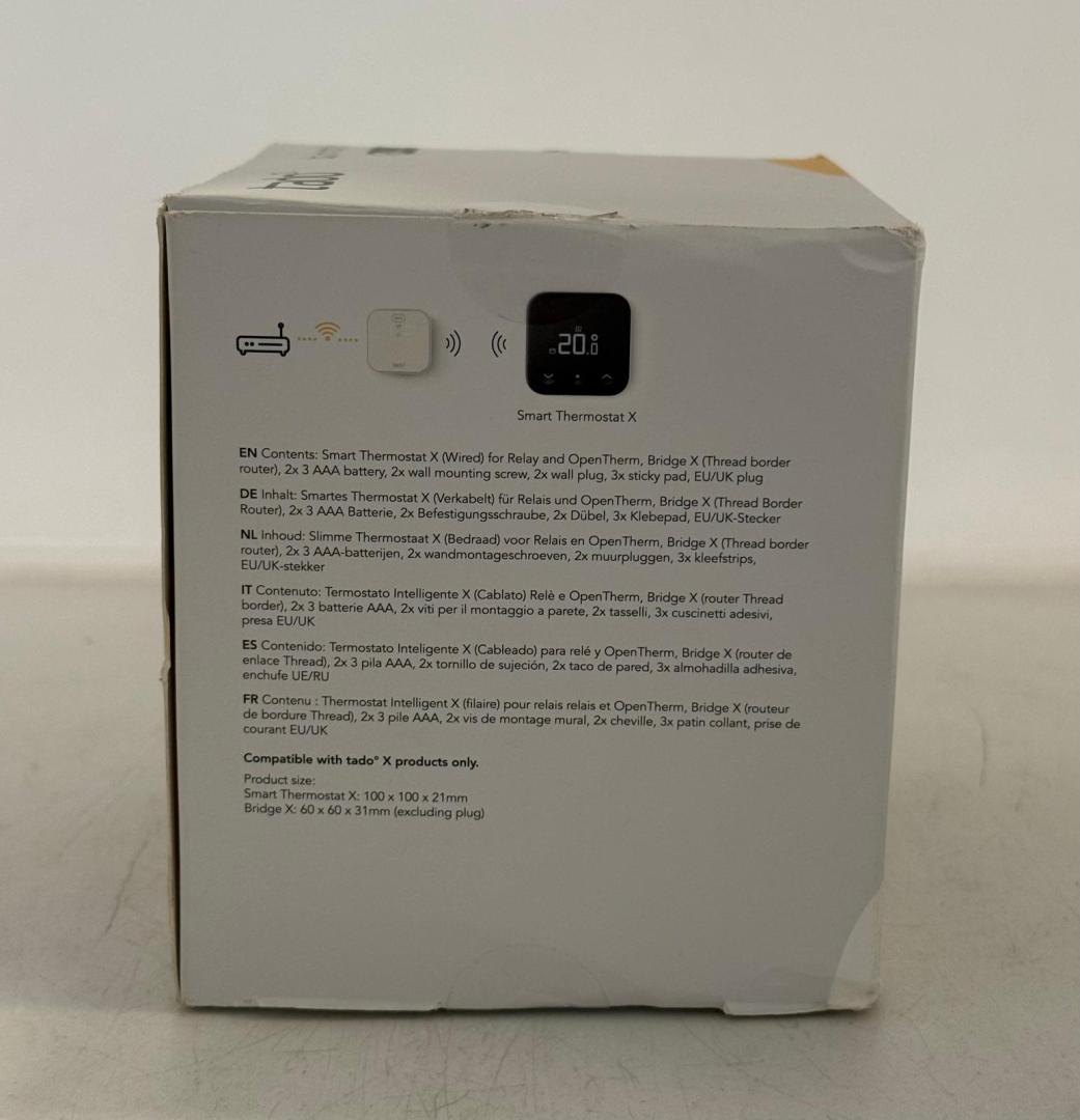 Tado Smart Thermostat X, Wired Starter Kit, Matter image 2