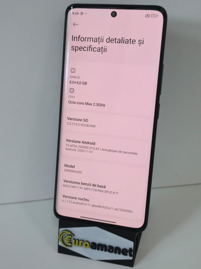 Telefon mobil Xiaomi Redmi Note 14 Pro, 8GB RAM, 256GB, 5G, Midnight Black image 2