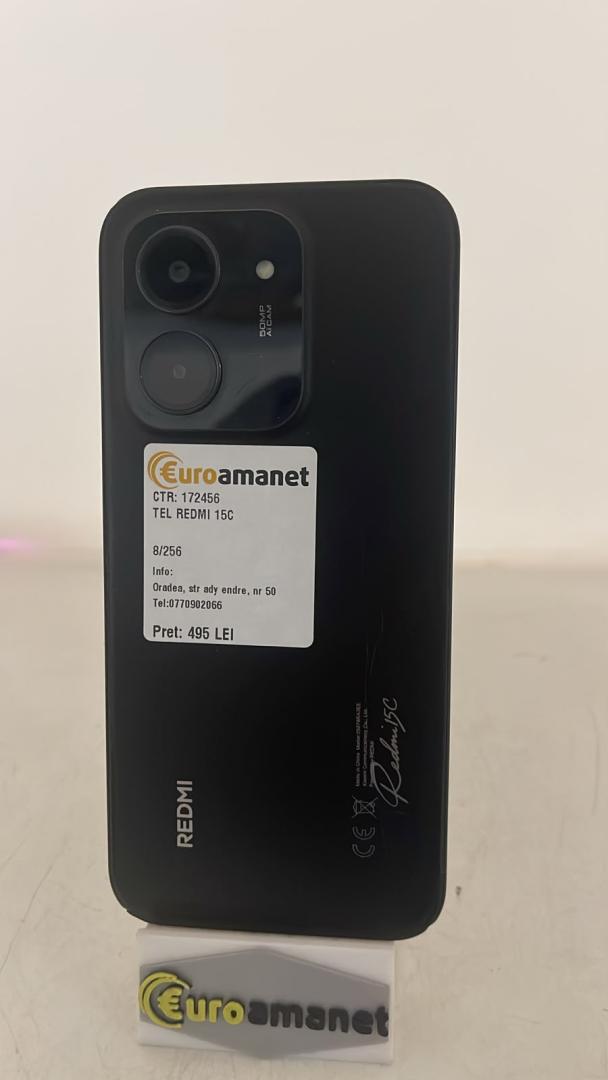 Telefon mobil Redmi 15C Negru Miezul Nopții 8/256GB image 1