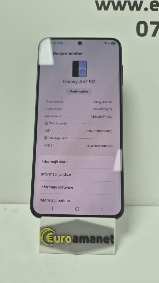 Telefon mobil Samsung Galaxy A57, Dual SIM, 8GB RAM, 128GB, 5G image 3