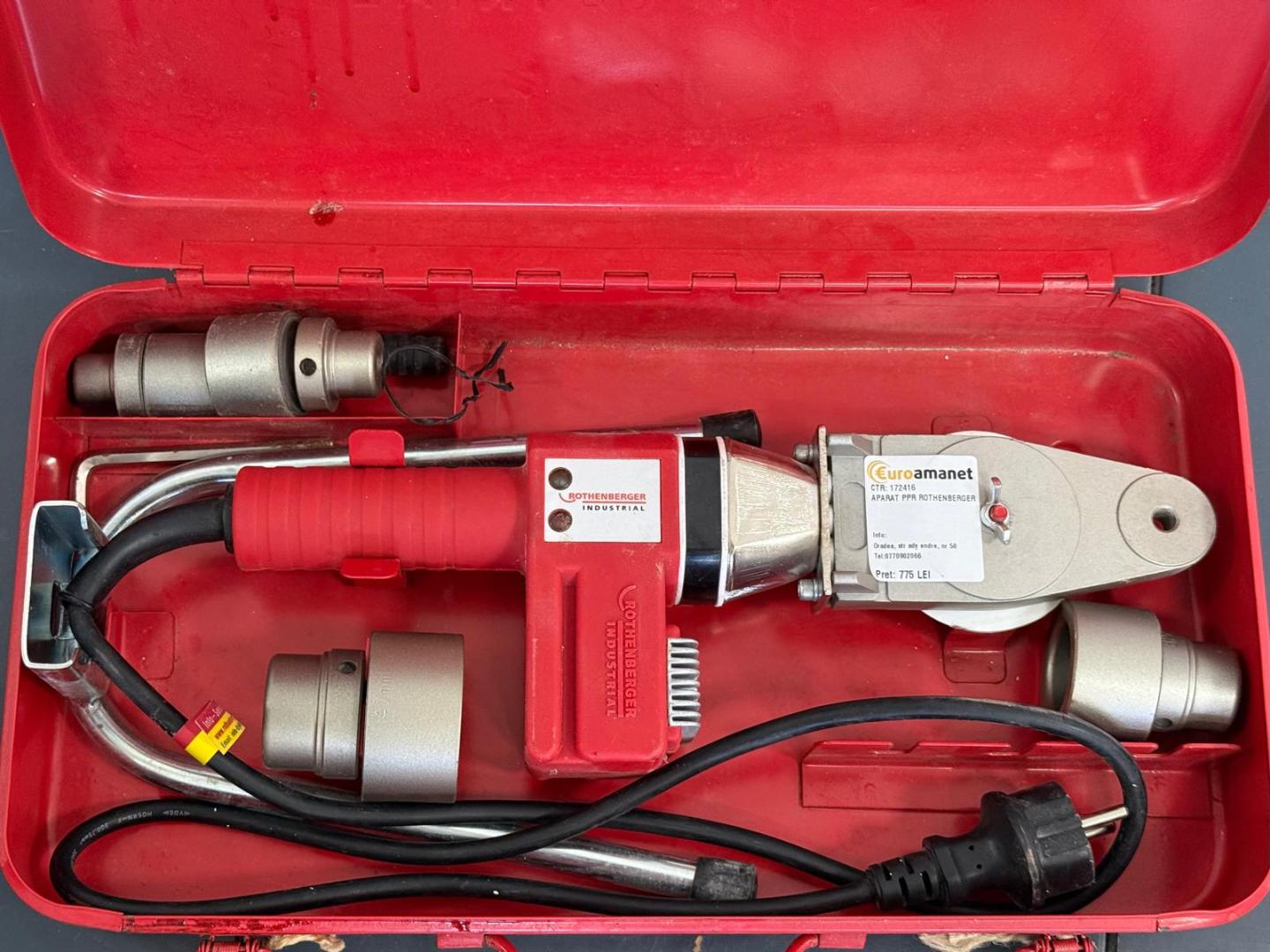 Aparat de lipit PPR Rothenberger, 650 W image 1
