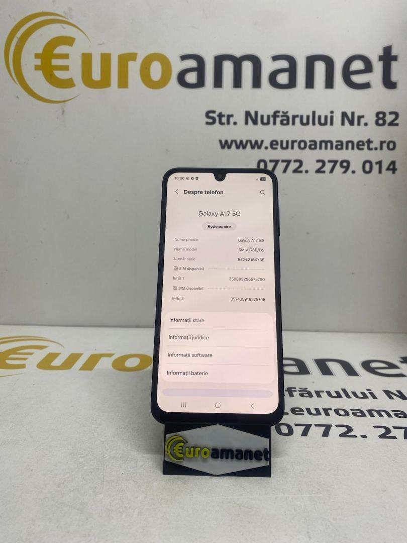 Telefon mobil Samsung Galaxy A17, Dual SIM, 4GB RAM, 128GB, 5G image 2