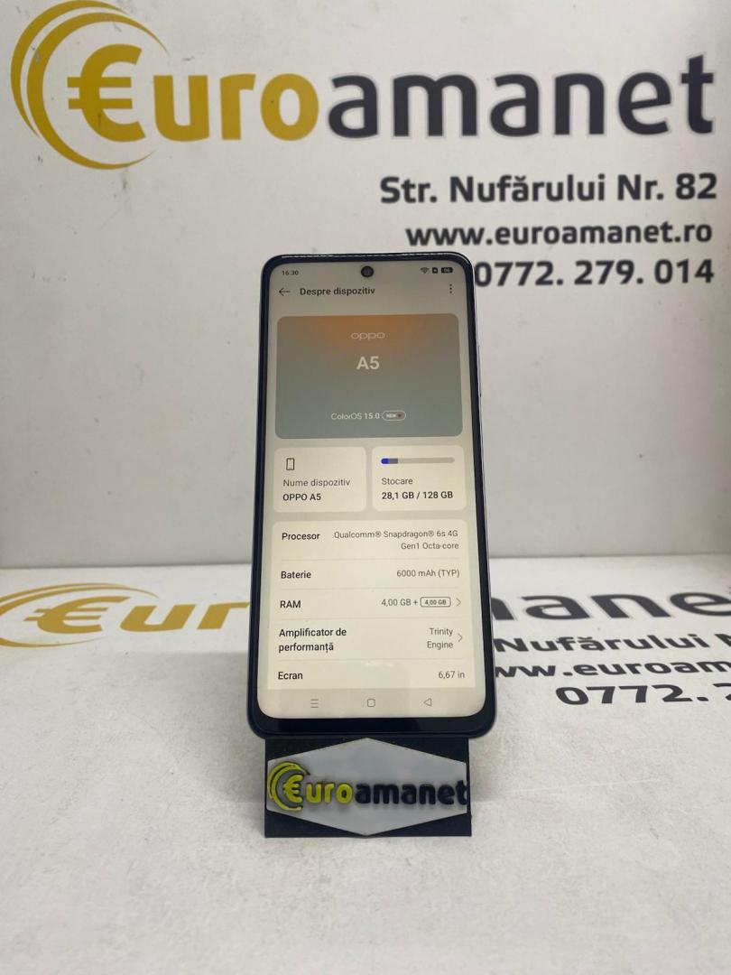 Telefon mobil OPPO A5, Dual SIM, 4GB RAM, 128GB image 2