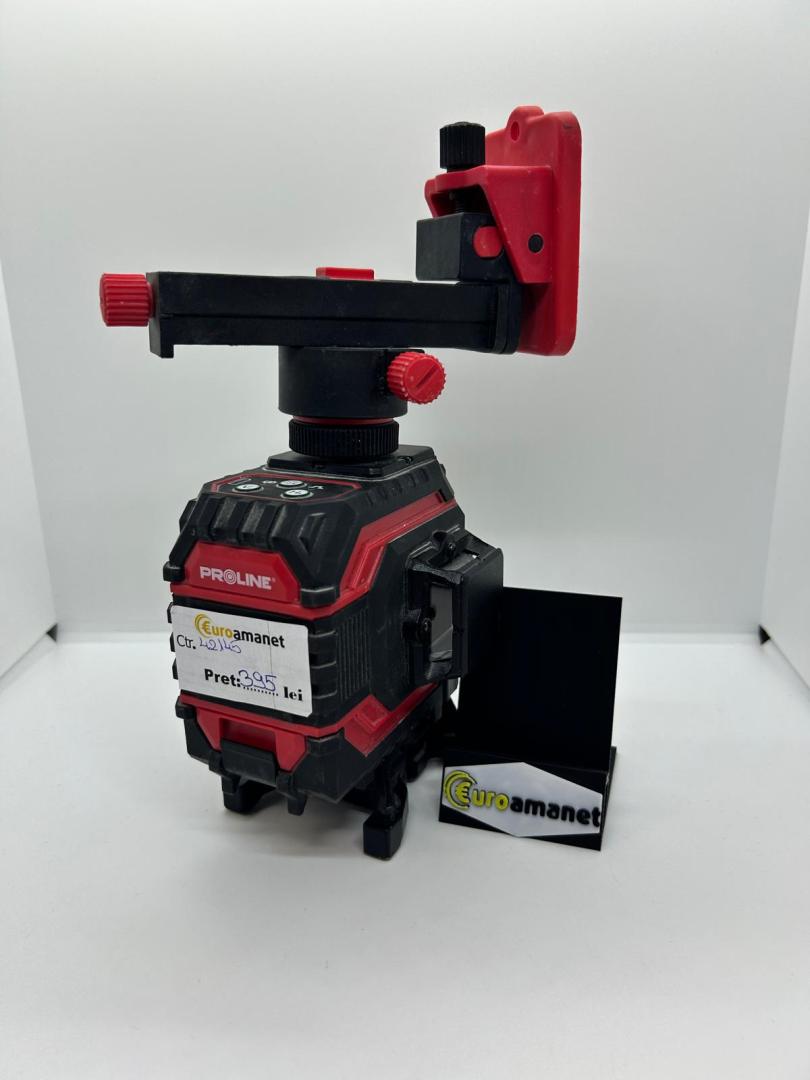 Nivela laser autonivelantă fascicul verde, IP54, acumulator Li-Ion Proline image 1