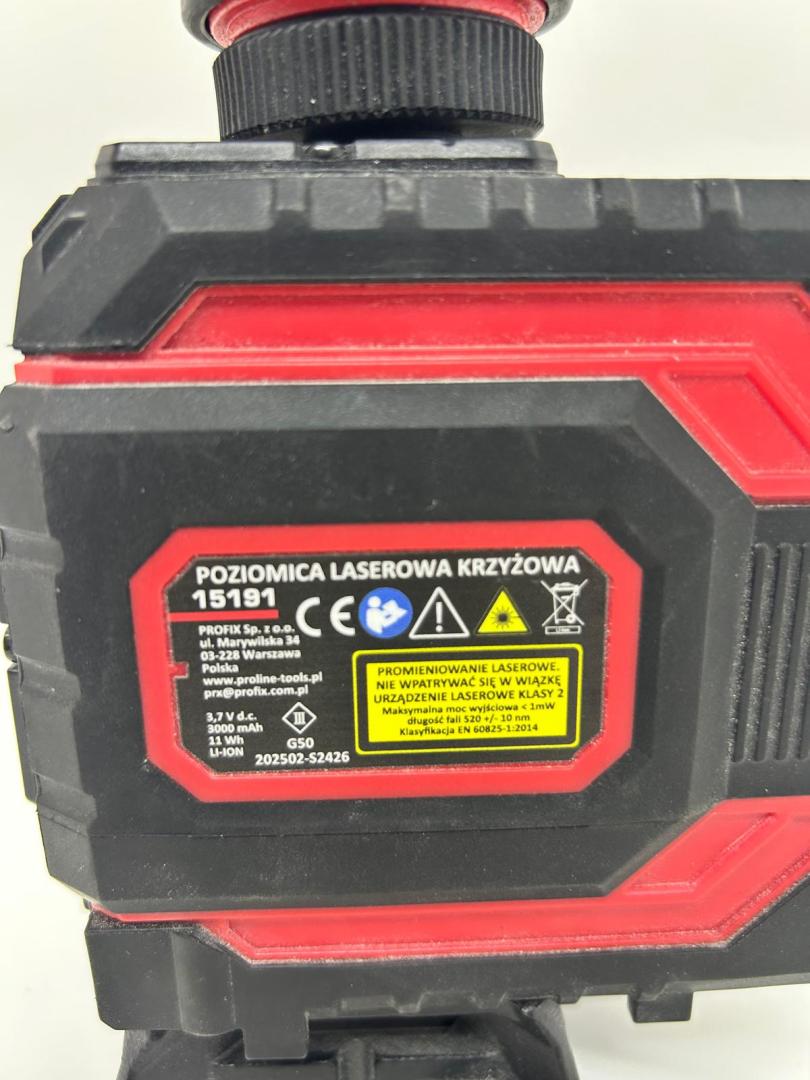Nivela laser autonivelantă fascicul verde, IP54, acumulator Li-Ion Proline image 2