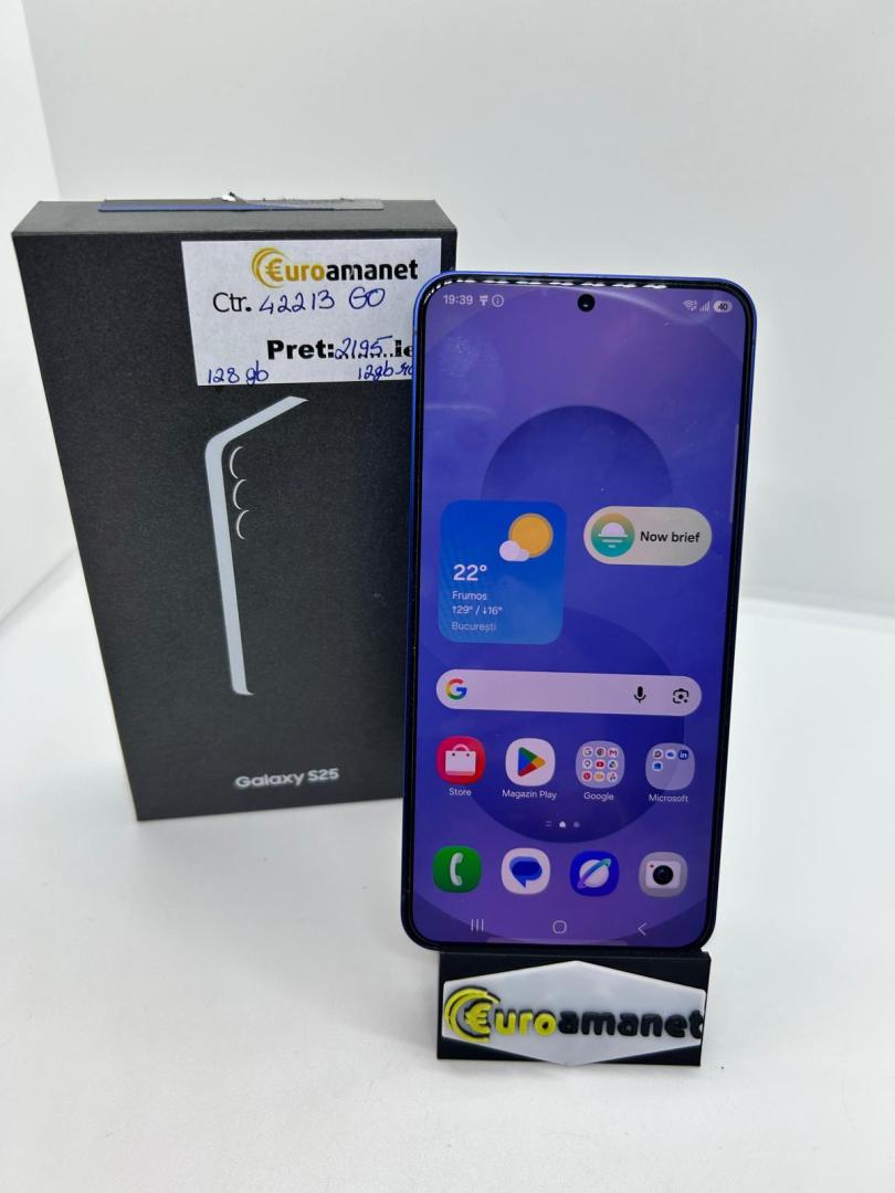 Telefon Samsung Galaxy S25, Dual SIM, 12GB RAM, 128GB image 1