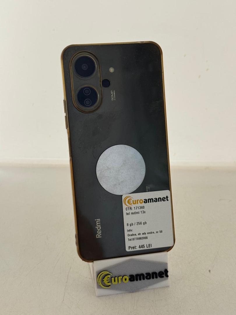 Telefon mobil Xiaomi Redmi 13C, 8GB RAM, 256GB, Midnight Black image 1