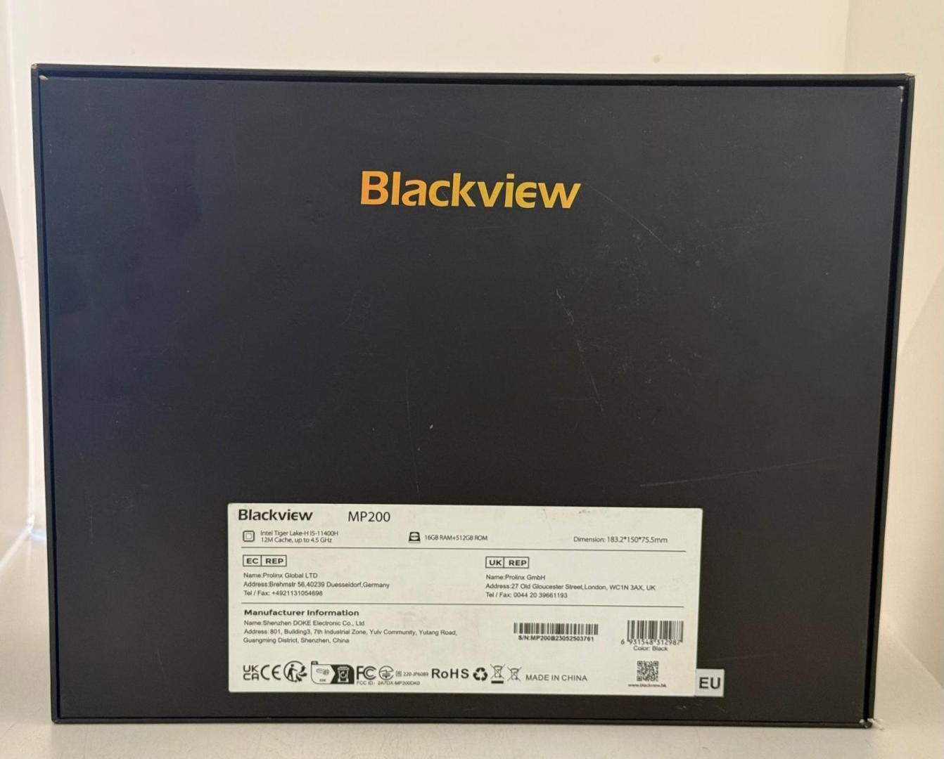 Blackview MP200 Mini PC Alder Lake I5-12450H, Mini Desktop Computer, 16GB RAM 512GB SSD NVMe, Win 11 PRO/WiFI 6/USB 3.2 Type-C image 1
