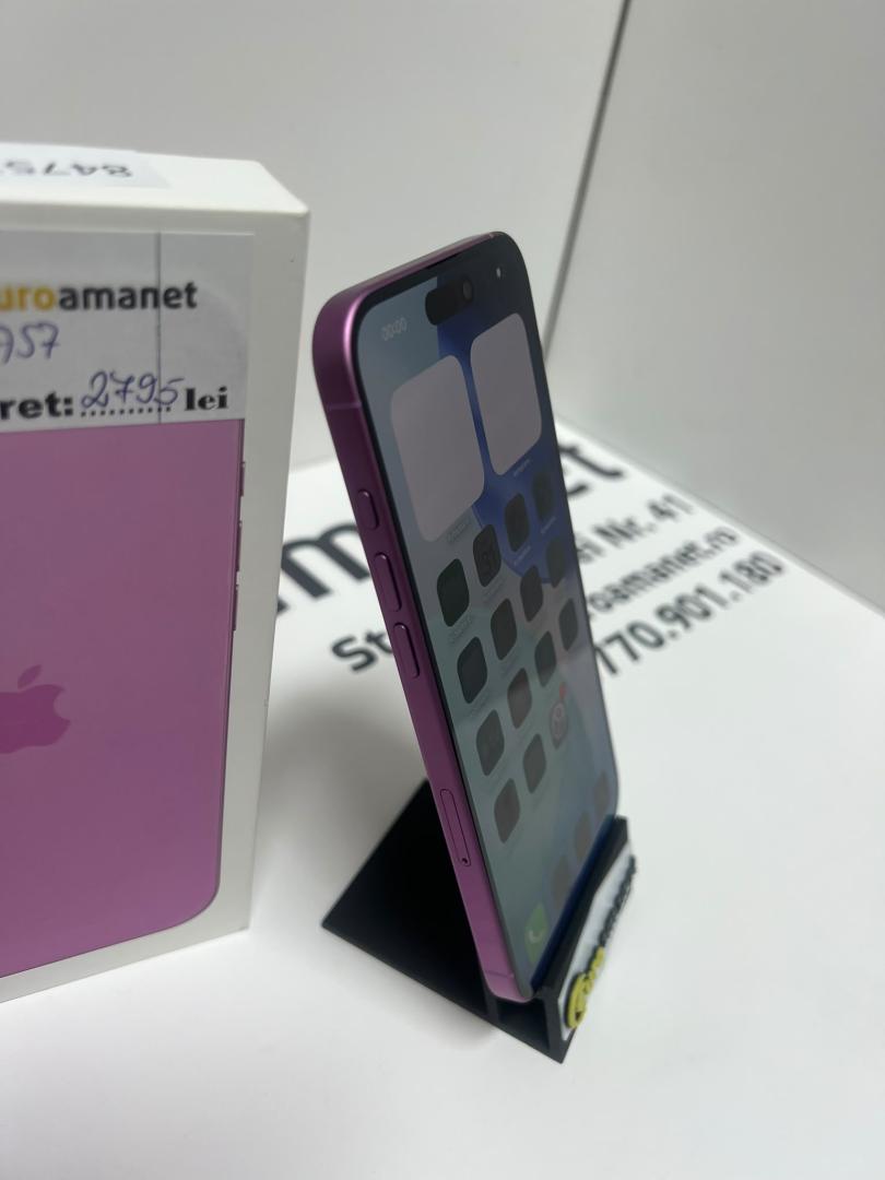 Telefon mobil Apple iPhone 16 Plus, 128GB, Baterie 98% image 1