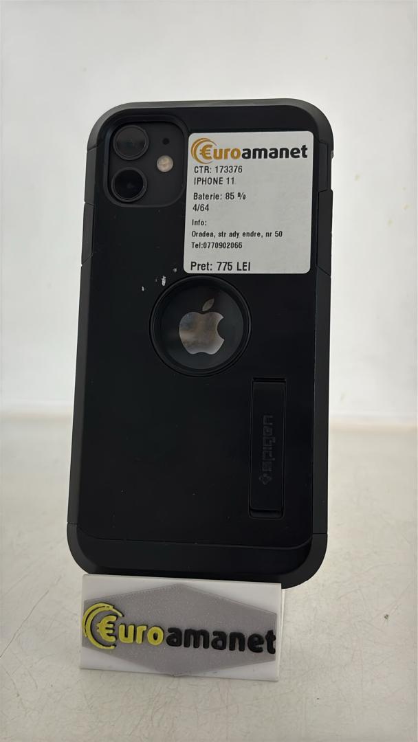 Telefon mobil Apple iPhone 11, 64GB 85 % bat image 1