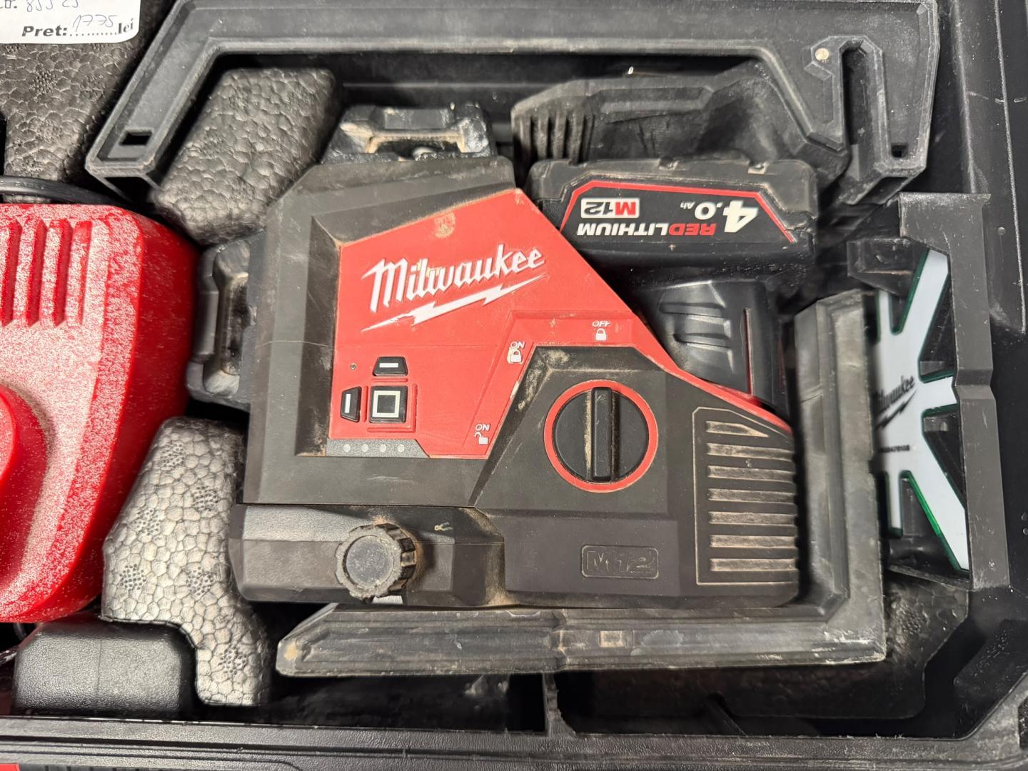 Nivela laser Milwaukee M12 3PL image 2