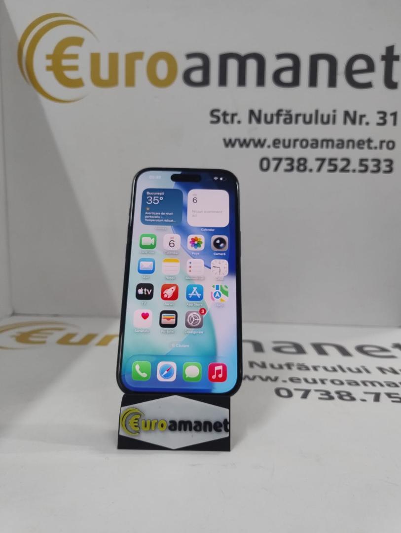 Telefon mobil Apple iPhone 15, 128GB, 5G, Black image 1
