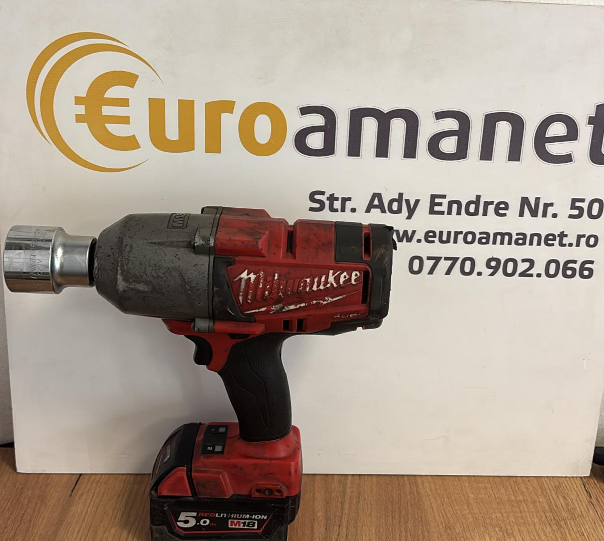 Cheie de impact ¾″ ONE-KEY™ M18 FUEL™, cuplu ridicat și inel de fixare