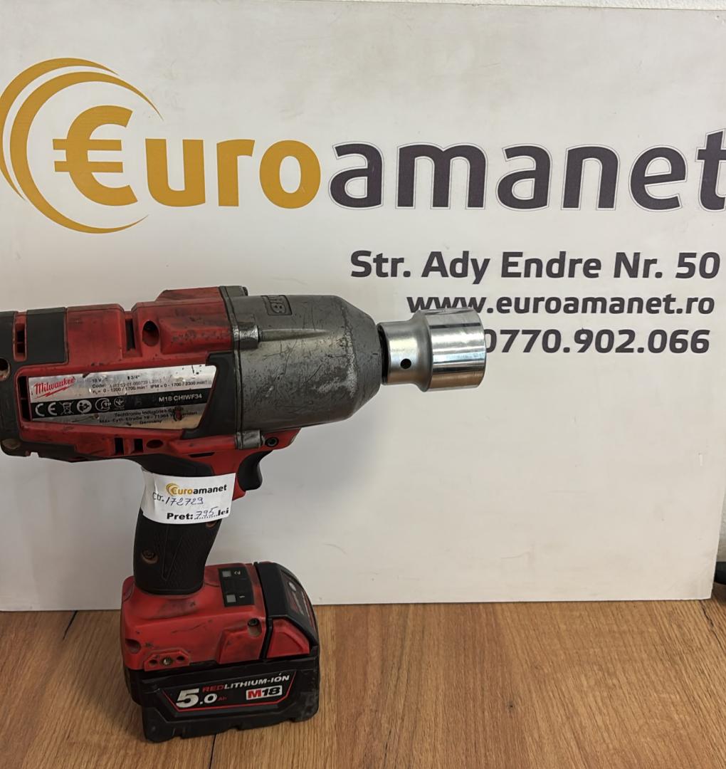 Cheie de impact ¾″ ONE-KEY™ M18 FUEL™, cuplu ridicat și inel de fixare image 1