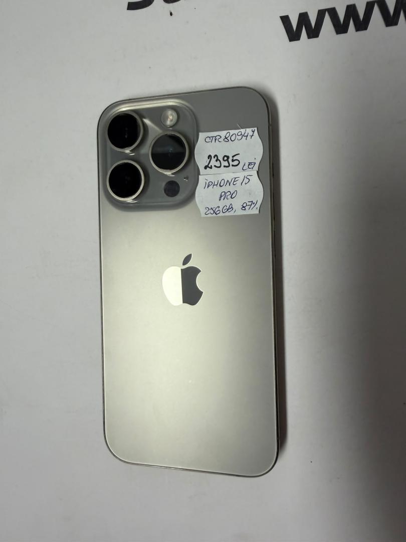 Apple Iphone 15 Pro, 256GB, Bat.87% image 1
