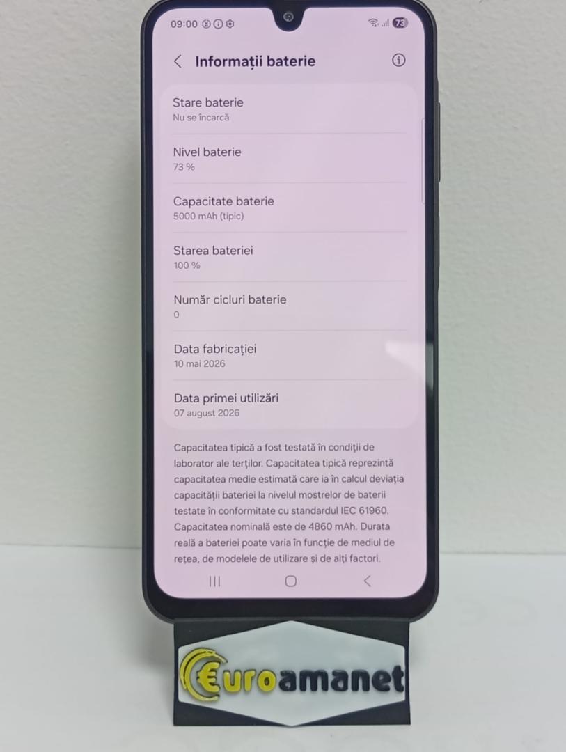 Telefon mobil Samsung Galaxy A17, Dual SIM, 6GB RAM, 128GB, 4G, Black image 4