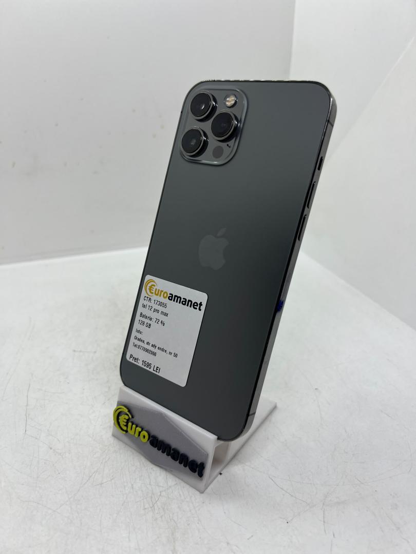 iPhone 12 Pro Max Graphite, 128 GB, Bat 72% image 2