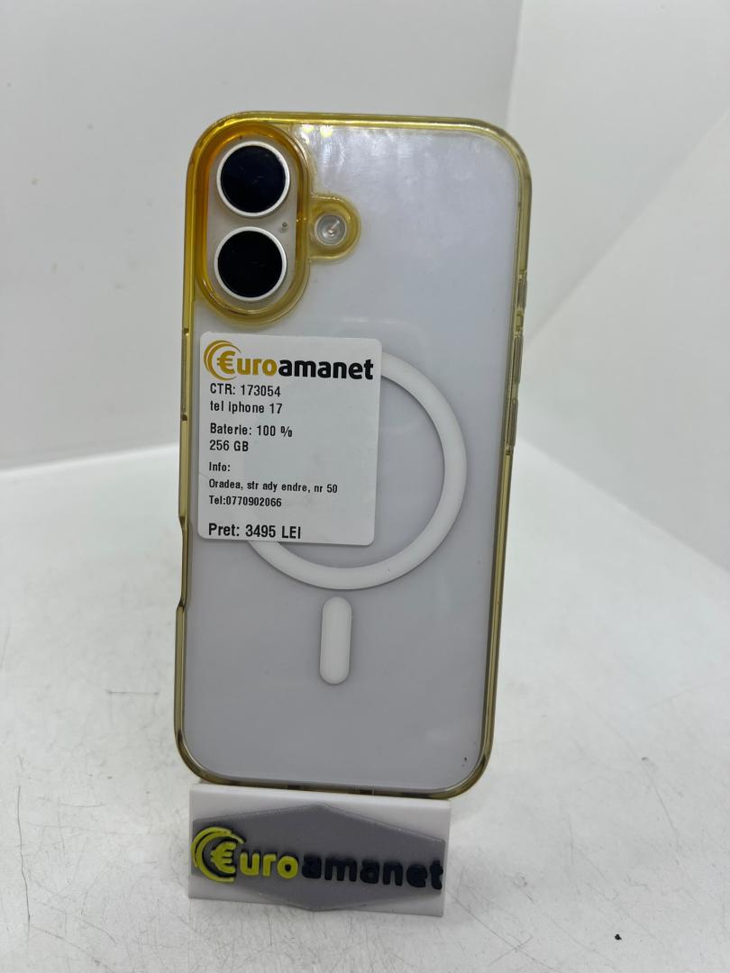 Telefon mobil Apple iPhone 17, 256GB, 5G, White image 2