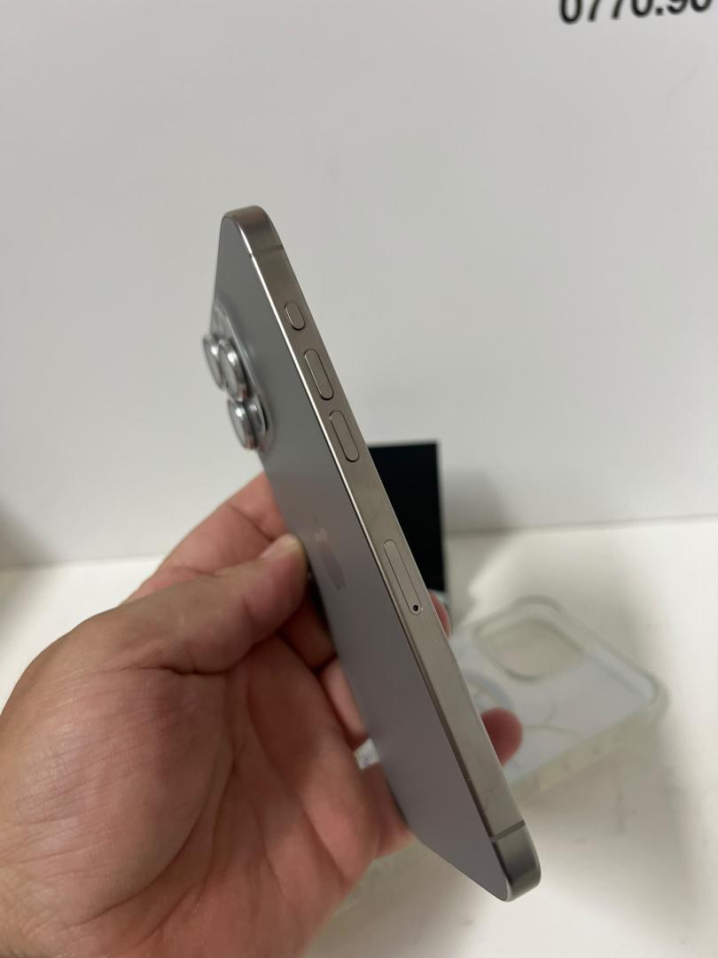 Telefon mobil Apple iPhone 15 Pro Max, 256GB, 5G, Gri, Bat 85% image 3