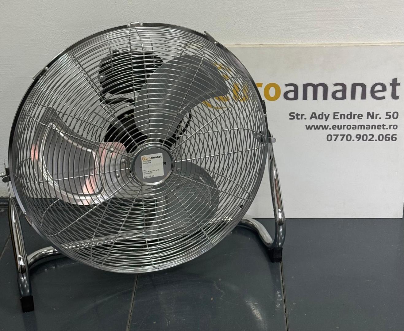 Ventilator de podea Airmaster de 18 inch, cromat