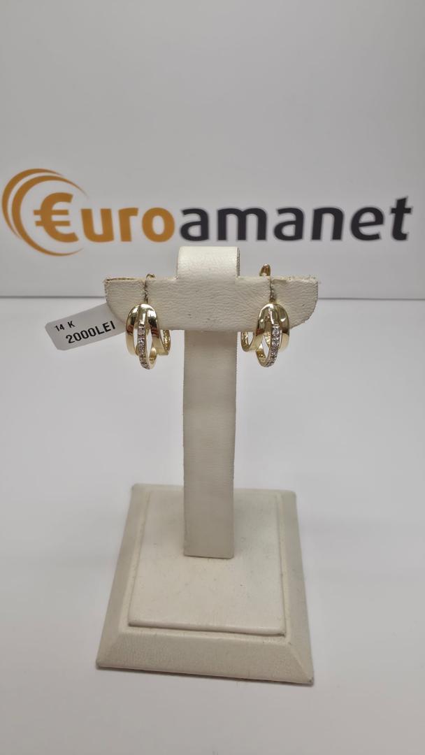 Cercei aur 14k