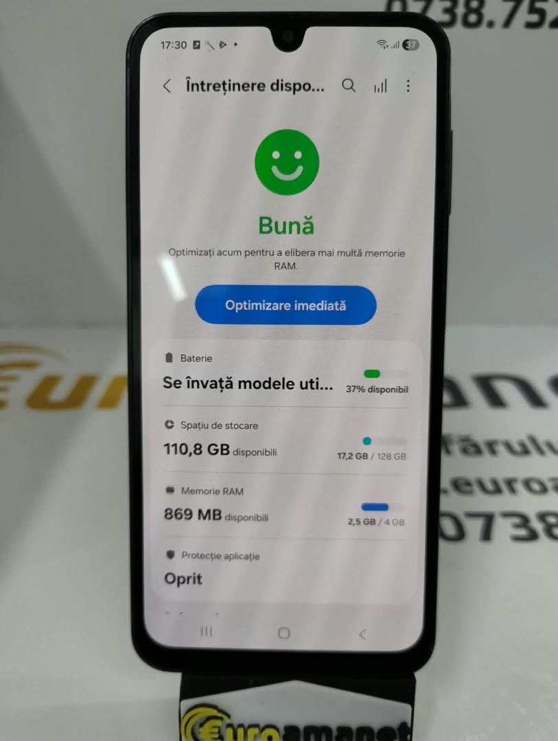 Telefon mobil Samsung Galaxy A16, Dual SIM, 128GB, 4GB RAM, 4G, Blue image 3