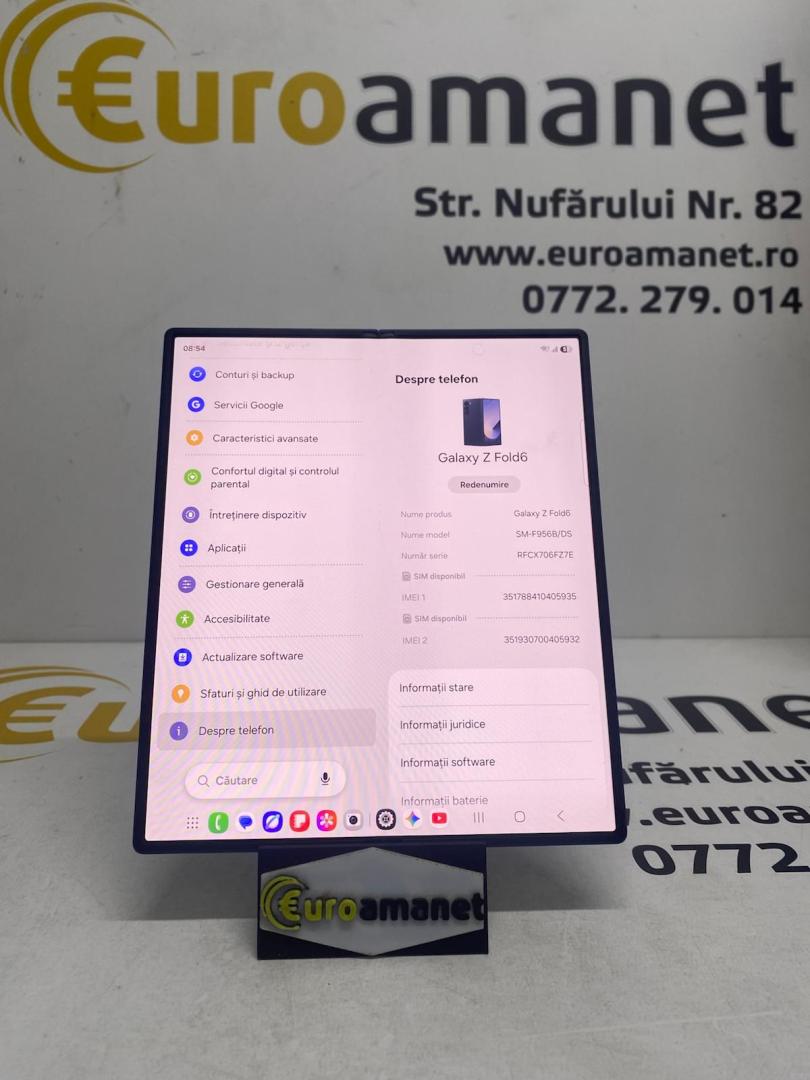 Telefon mobil Samsung Galaxy Z Fold6, 12GB RAM, 512GB image 3