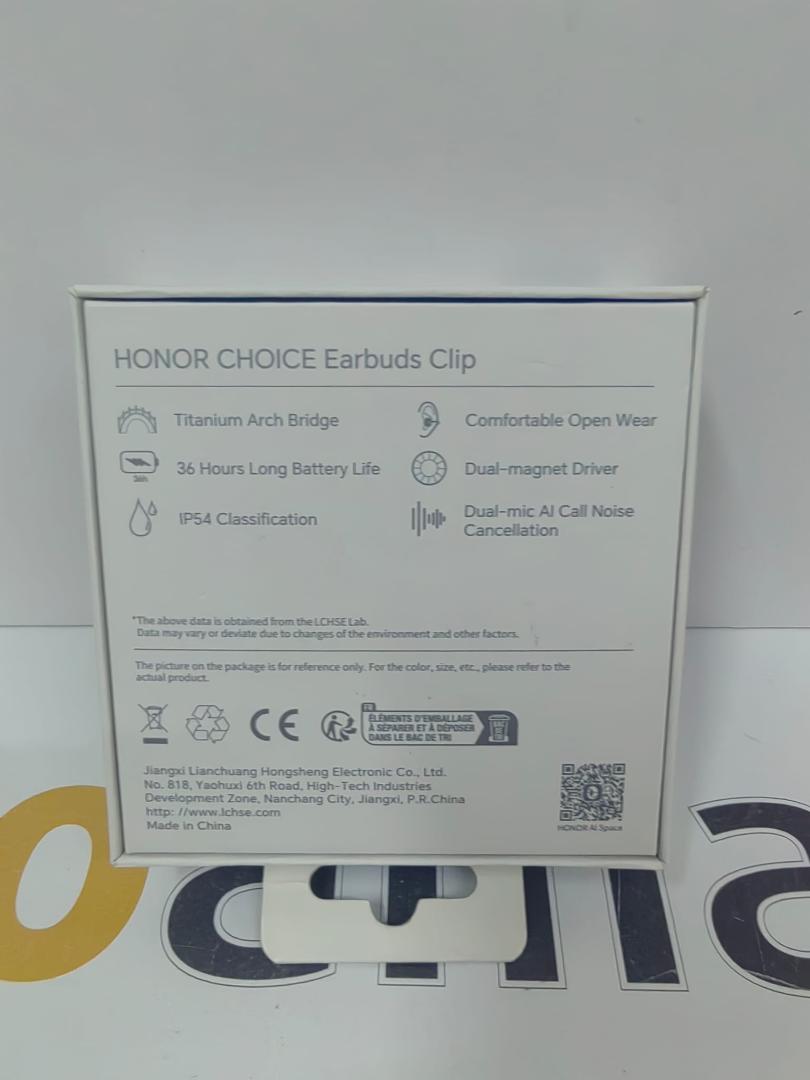 Casti wireless Honor Choice, clip, negru, Bluetooth image 1