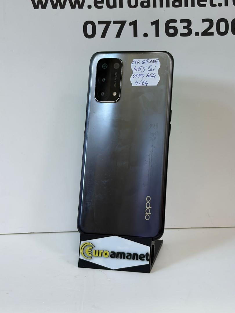 Telefon mobil Oppo A54, Dual SIM, 64GB, 4GB RAM, 5G, Fluid Black image 2