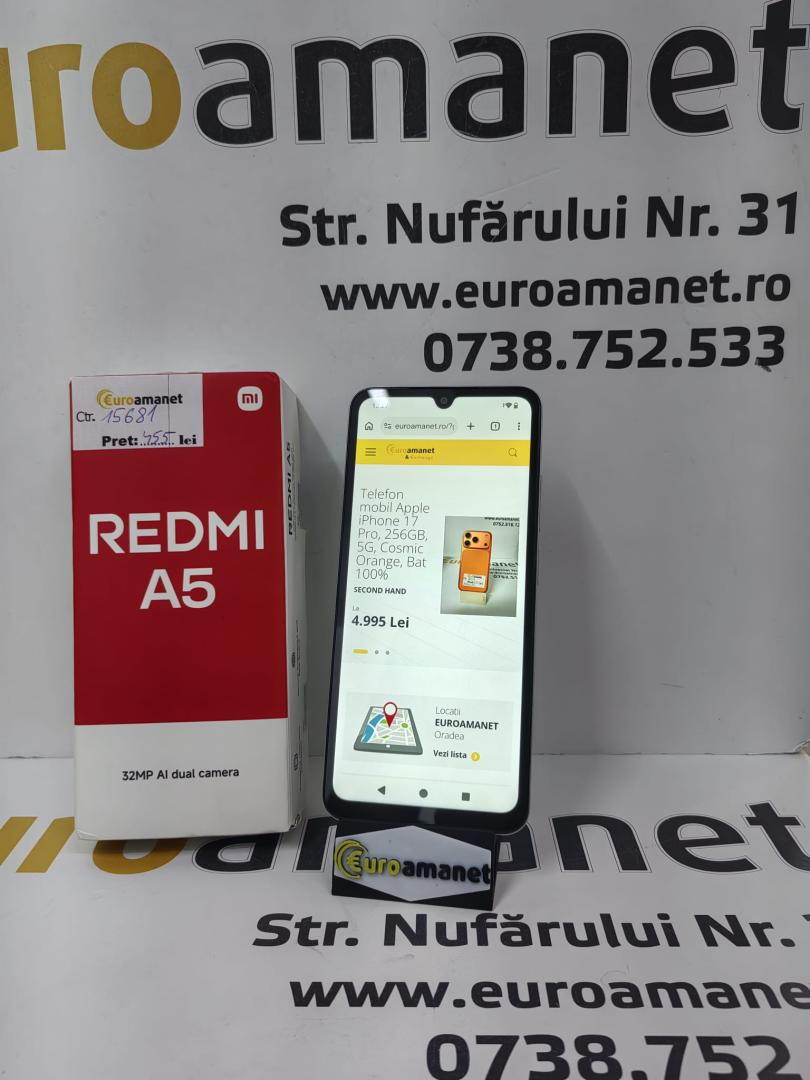 Telefon mobil Xiaomi Redmi A5, 4GB RAM, 128GB
