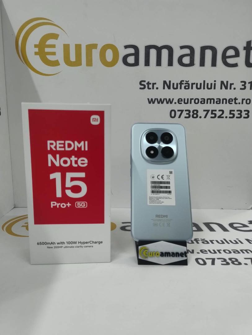 Telefon mobil Xiaomi Redmi Note 15 Pro, 12GB RAM, 512GB, 5G, Blue image 3