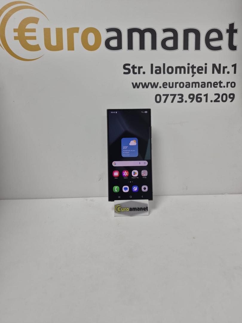 Telefon mobil Samsung Galaxy S24 Ultra, Dual SIM, 12GB RAM, 256GB, 5G, Titanium Black