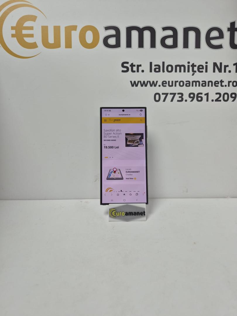 Telefon mobil Samsung Galaxy S24 Ultra, Dual SIM, 12GB RAM, 256GB, 5G, Titanium Black image 3