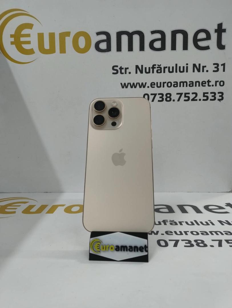 Telefon mobil Apple iPhone 16 Pro Max, 256GB, 5G, Desert Titanium image 3