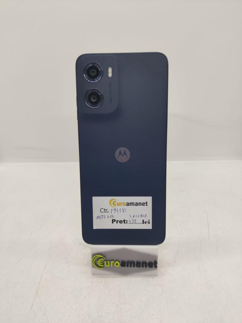 Telefon mobil Motorola g05, Dual SIM, 128GB, 4GB RAM, Denim Blue