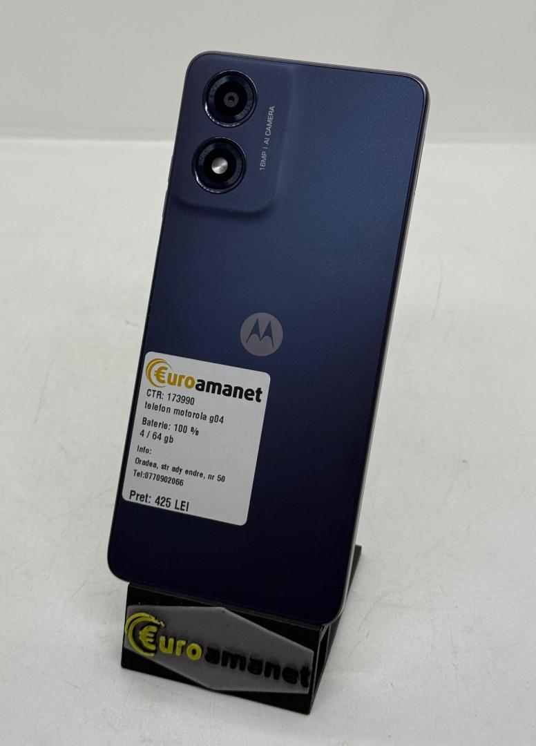 Telefon mobil Motorola Moto g04, Dual SIM, 4GB RAM, 64GB image 2