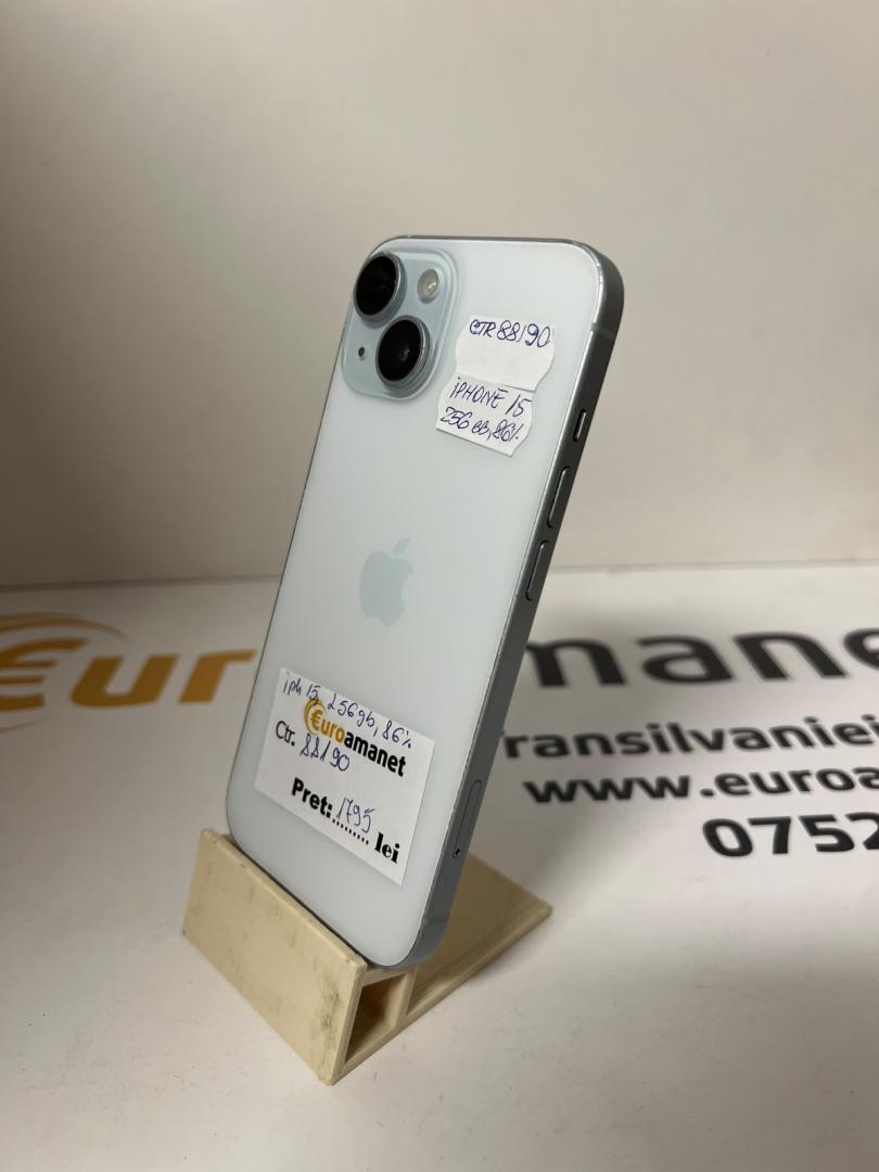 Telefon mobil Apple iPhone 15 , 256GB, 5G, 86% image 2